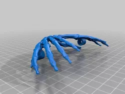 Skeleton Hand Hair Grip
