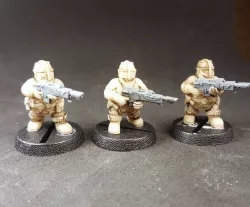 Space Dwarf Warriors without weapons