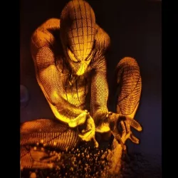 Spider Man Lithophane