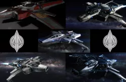 Star Citizen Modular F7C Anvil Hornet w/ Super Hornet