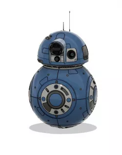 Star Wars Nurse Droid Droid repair bay (BB8 Style)