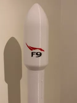 Stencil Falcon 9 Logo