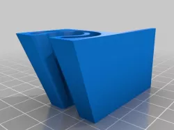 Tapered bias tape feeding attachment for sewing machine