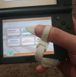 Thumb Stylus for Nintendo DS and 3DS wrist strap