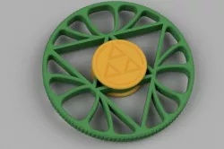 Triforce Lotus Fidget Spinner (Zeldathon Response)