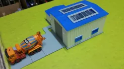 Truck Repair Garage 1:87 H0