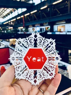 Ultimaker/Morphi Snowflake Ornaments
