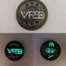 VP3D Maker Fidget Coin