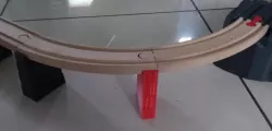 wood rail support