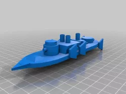 1:1200 aeronef battleship