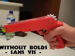 12 Shot Rubber Band Gun (without Bolts)