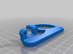 2mm and 1mm higher BLTouch Mount & Fan Spacer for Anet A6 Titan Aero Carriage
