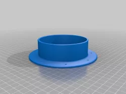 4" inch duct take off collar