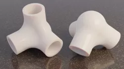 90 Degree PVC 3-Way Connector
