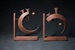 Allomantic Symbol Bookends (Iron)