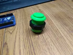Arcade button for use with micro switch