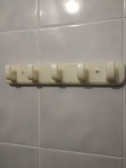 bathroom hanger, removable hooks