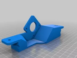 Bowden extruder mount for Anet A6 Evolution Cube Type Printer