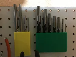 Brad Point Drill-Bit Holder Pegboard