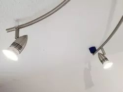 Ceiling Stand-Off for Ikea Husinge 5-spots Raillamp