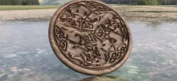Celtic horses drink-coaster