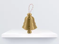 CHRISTMAS ORNAMENT: BELL BY BQ