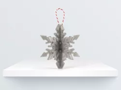 CHRISTMAS ORNAMENT: SNOWFLAKE