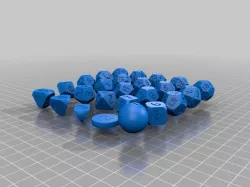 Complete Dice Set (D1 to D25)