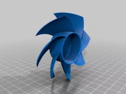 Cooling fan with cheese
