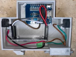 D1 Mini DIN Rail Case 1TE, RS485