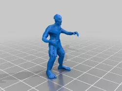 Decaying zombie mini