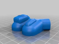 Diabetic Arms for giant lego minifig with Omi pod and dexcom