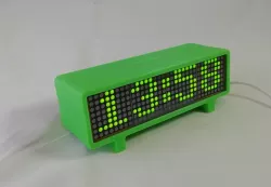 Dot Matrix Digital Clock