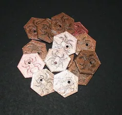 Dungeons & Dragons Drow Elf Coins (Gold, Copper, Silver and Platinum)