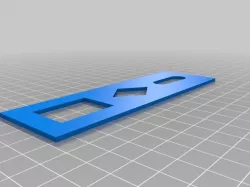 ERM (Entity-Relationship-Modell) ZeichenSchablone/sign template