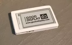 ESP32 TTGO T5 development board with e-paper display