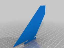 Falcon 9 flying model landing leg