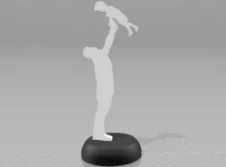 Father and Son - Fathers Day Statue