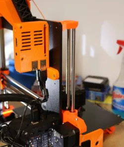 Flippped octoprint case for Prusa I3 MK3