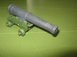 French naval iron cannon 6pdr 1786 1/12 