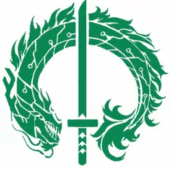 Genji Dragon Blade stencil