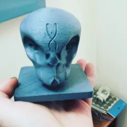 Grey Alien Bust.