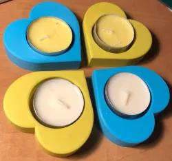 Hear shaped tea light holder