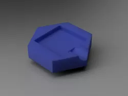 Hex Post-It Note Holder