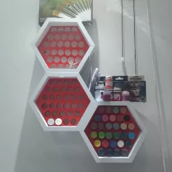 Hex shelf insert paint tray