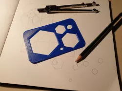 Hexagon Drawer Template