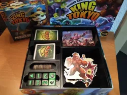 King of Tokyo insert - sleeved cards holder (incl. Power up)