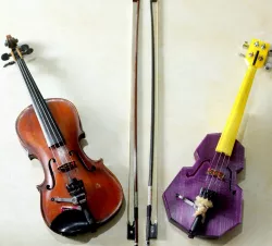 MakerBot 3D Printed Violin (Design Inspiration from David Perry of Openfab PDX)