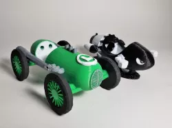 Mario Kart Luigi's Dragster & Bullet Bike Office Supplies