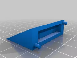 Mini camera mount for vertical stabilizer, 90mm F-22/ other